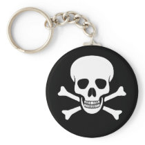 Skull and Crossbones Keychain
