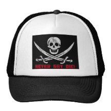 Skull and Crossbones Mesh Hats