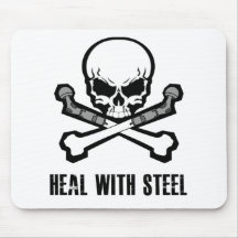 Skull and Crossbones Mouse Pads