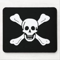 Skull and Crossbones mousepads