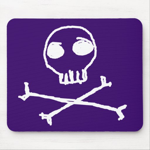 Skull and Crossbones Mousepad