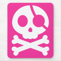 Skull and Crossbones Pirate Mousepad