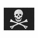 Skull and Crossbones Shirt embroidered shirts
