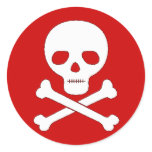 Skull and Crossbones stickers