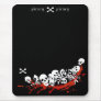skull and crossed bones mouse pads