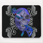 Skull and Dragon Tattoo Mousepad