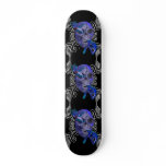 Skull and Dragon Tattoo Skateboard