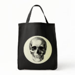 Skull and moon trick or treat bag