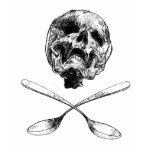 Skull and Spoons t-shirts