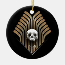 Skull And Sticks Ornaments