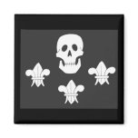 SKULL AND THREE LILES