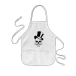 SKULL and TOP HAT aprons