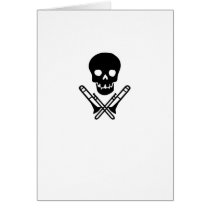 skull and trombones