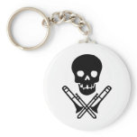 skull and trombones keychains