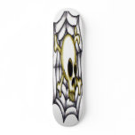 Skull and Web Skate Board Deck