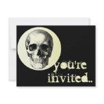 skull and wolf full moon halloween scary