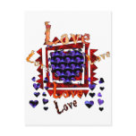 Skull Art Valentine Post Card