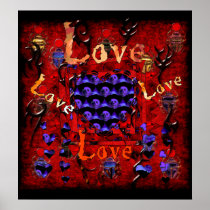 Skull Art Valentine Print