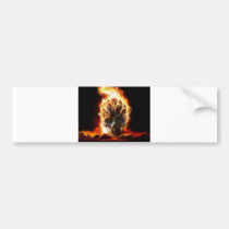Skull Atomic Bomb bumper stickers