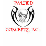 skull-augenzwinkern, TWIZTED, CONCEPTZ, INC. t-shirts