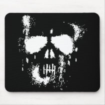 Skull Badge Mouse Pad