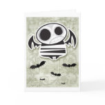 Skull bat card