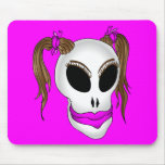 skull beauty-1 mouse pads
