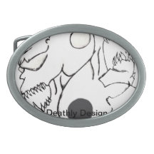skull belt buckle
