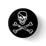 Skull (black) buttons