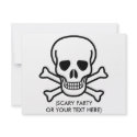 Skull Black invitations
