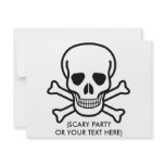 Skull Black invitations