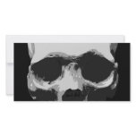 Skull Black & White Pop Art photo cards