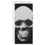 Skull Black & White Pop Art rack cards