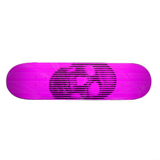 Pink Skull Skateboards Pink Skull Custom Skateboard Decks