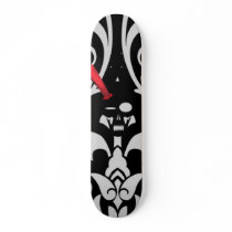 skull board skateboard deck