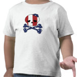 Skull & Bones American USA Flag Tee Shirt