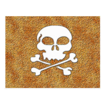 SKULL BONES POSTCARD