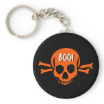 Skull boo halloween keychains