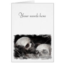 Skull Buddies Greeting Cards