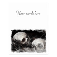 Skull Buddies Postcard