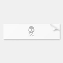 Skull Bumper Sticker