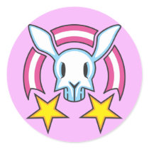skull bunny stickers