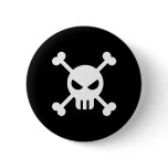Skull Button Badge