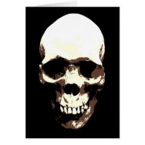 Skull Greeting Card