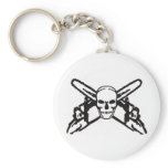 Skull & Chainsaws keychains