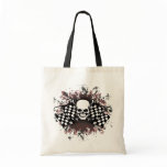 Skull-chequered flags-splat bags