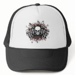 Skull-chequered flags-splat hats