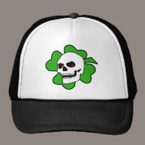 skull clover hat hats