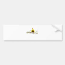 Skull & Cog(Fireball) Bumper Stickers