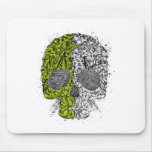 Skull ~ Collage Tattoo Skull Fantasy Art mousepads
